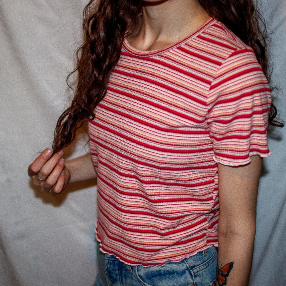 striped lettuce edge crop